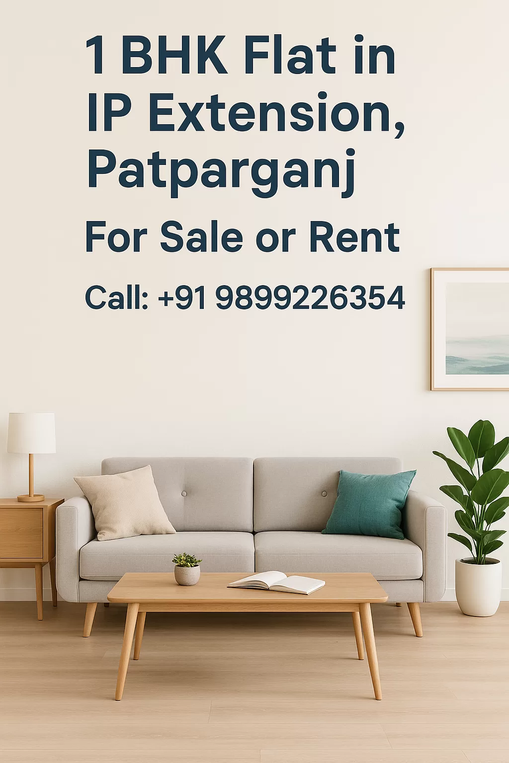 1 BHK in Patparganj, IP Extension. There are a variety of options available in CGHS societies and builder floors. 9899226354
