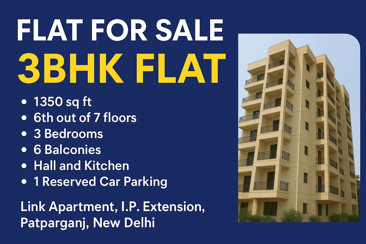 link aprtments ip extension patparganj